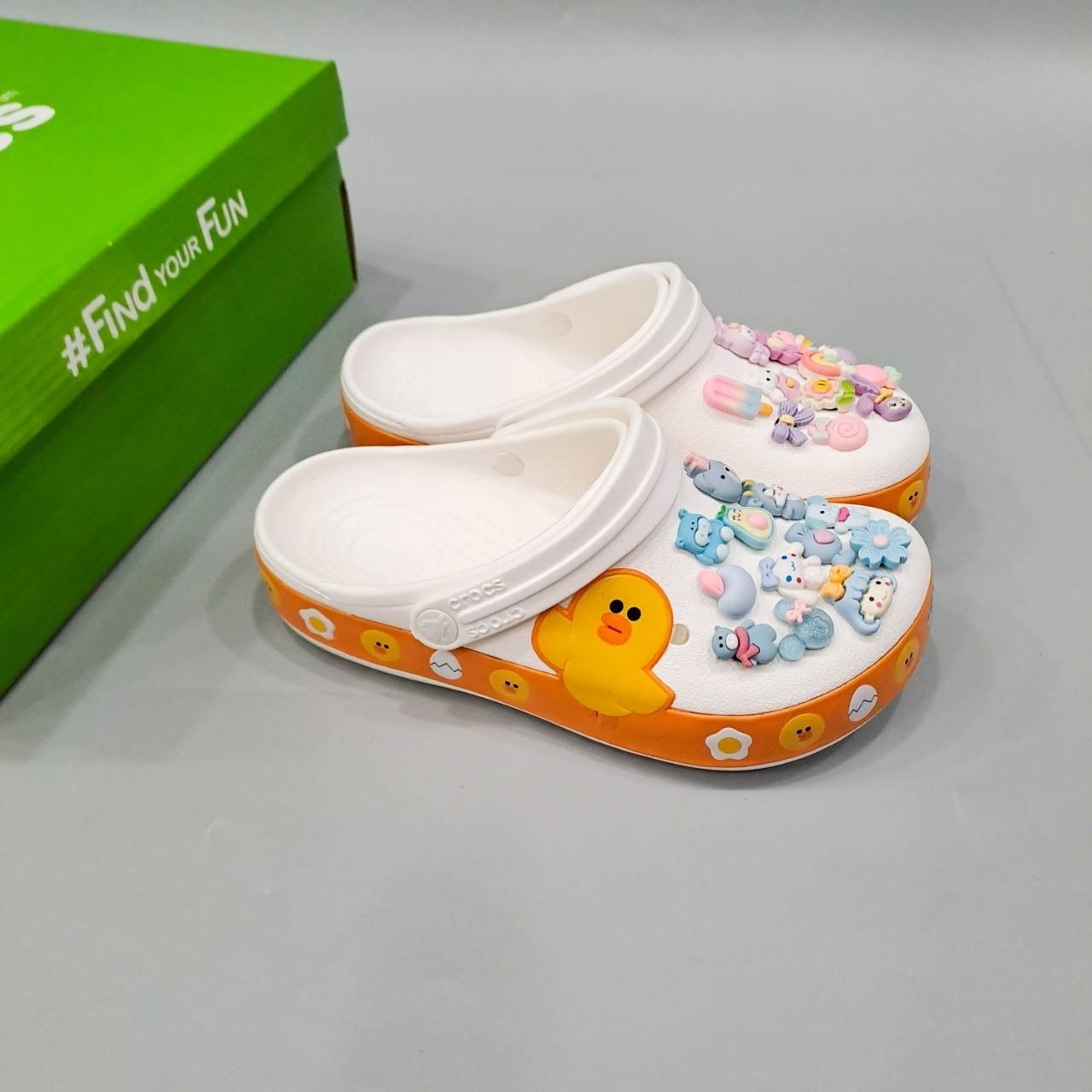  Dép sục crocband Dinas band linefriend nam nữ 