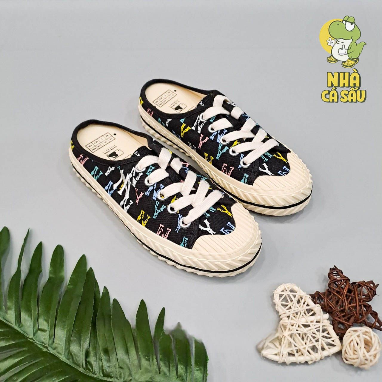  Giày MLB Mule Playball Origin nữ chính hãng 