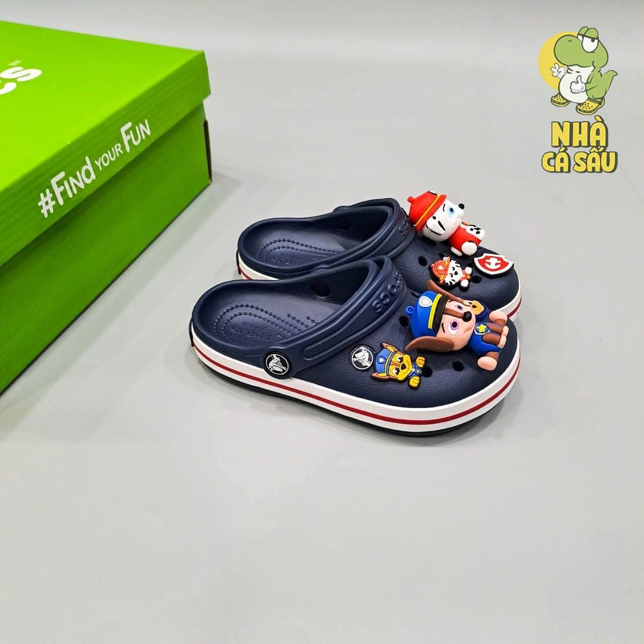  Dép sục Dinas band crocband trẻ em chính hãng 