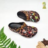  Dép sục Dinas classic da báo nam nữ chính hãng 