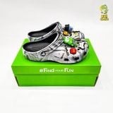  Dép sục cross classic ngôi sao xám nam nữ chính hãng 