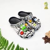  Dép sục cross classic ngôi sao xám nam nữ chính hãng 