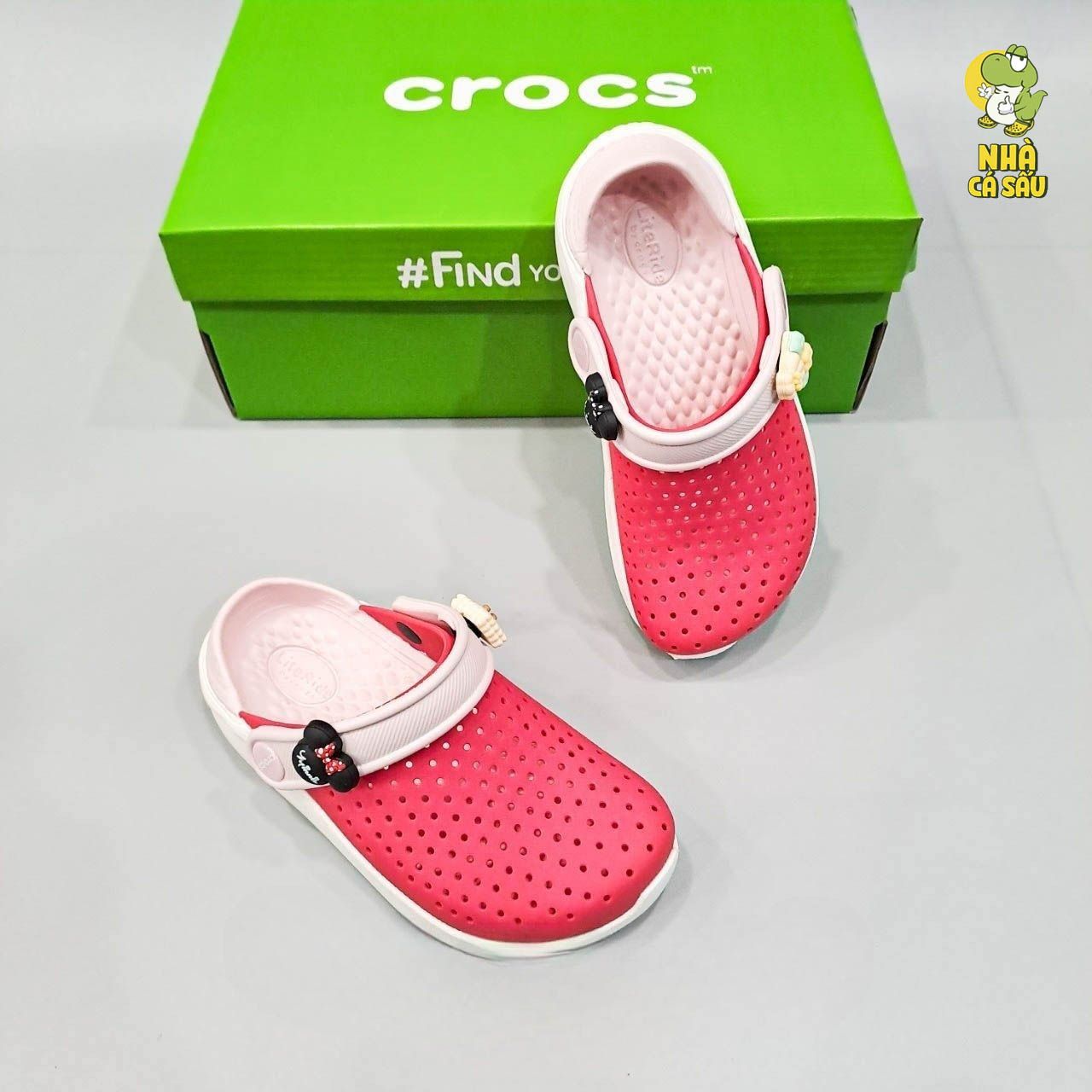  Dép sục cross literide trẻ em chính hãng 