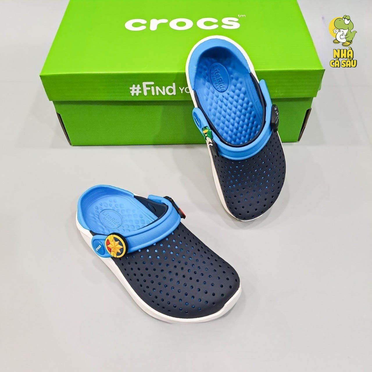 Dép sục cross literide trẻ em chính hãng 