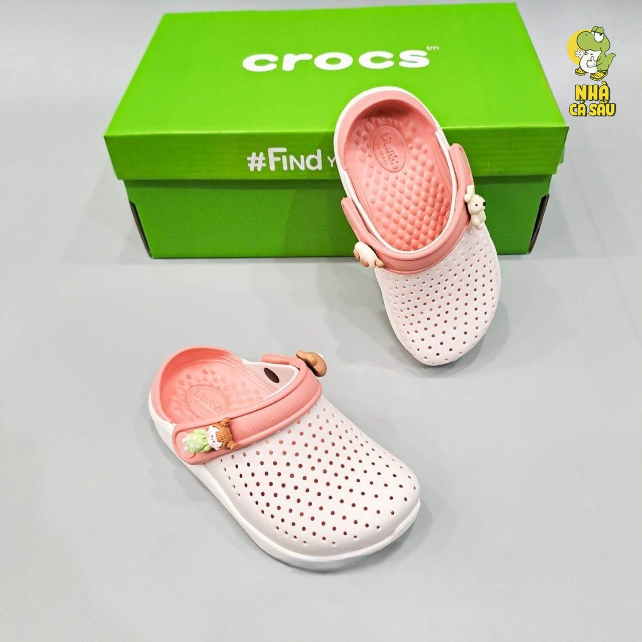  Dép sục cross literide trẻ em chính hãng 