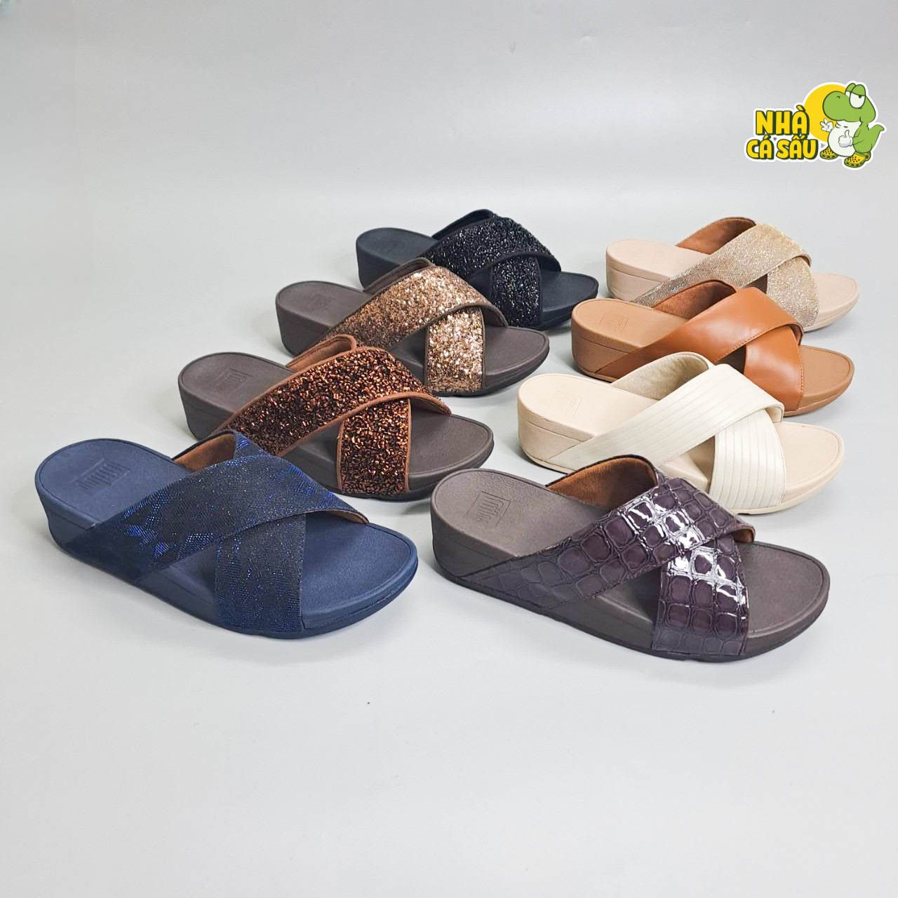  Dép xuồng quai chéo fitflop nữ chính hãng 