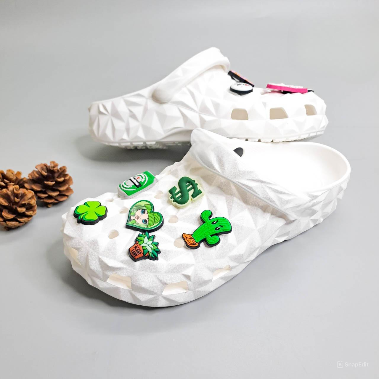  Dép sục cm Dinas classic sầu riêng, kim cương nam nữ xuất khẩu 