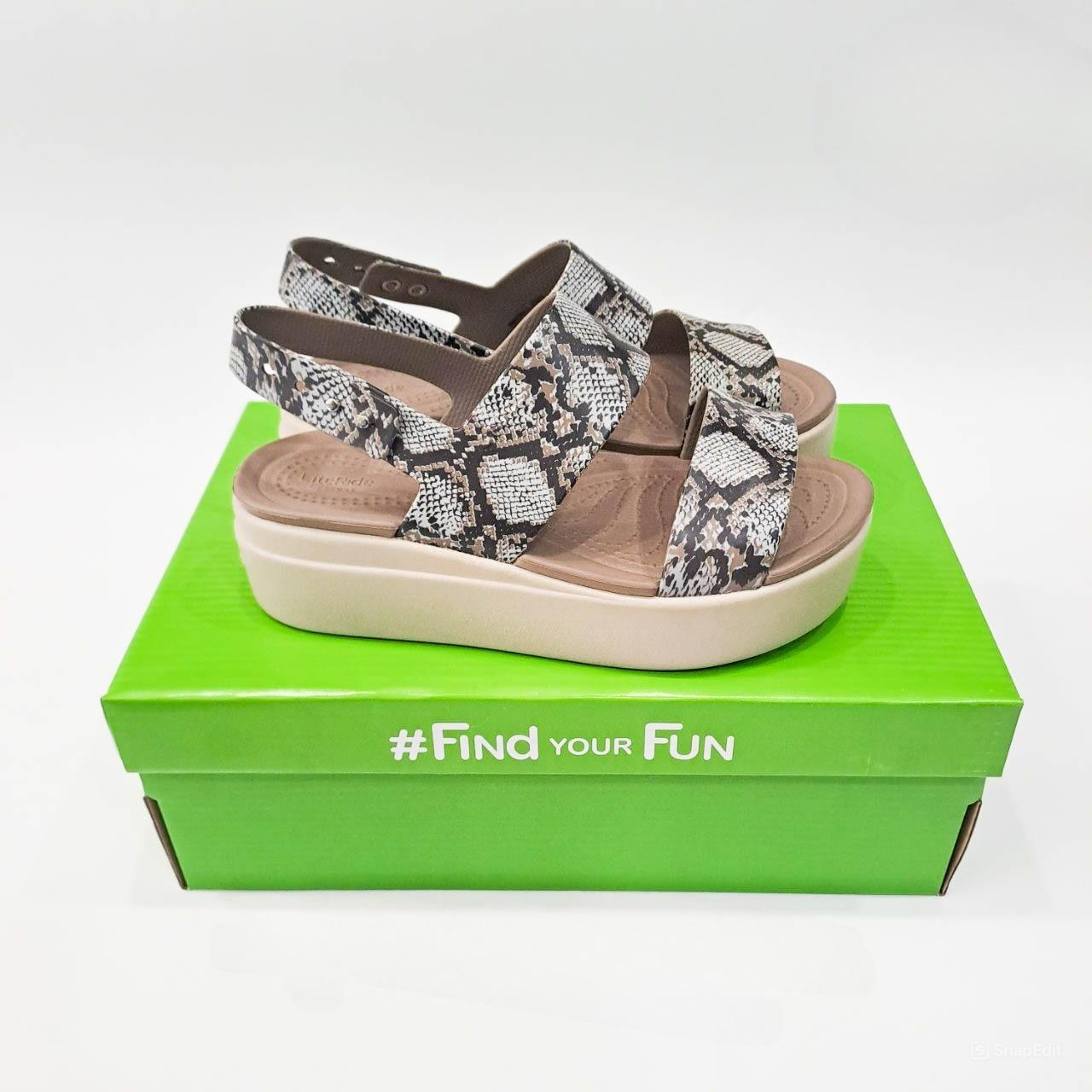  Sandal xuồng cross brooklyn đế 5 phân nữ xuất khẩu 