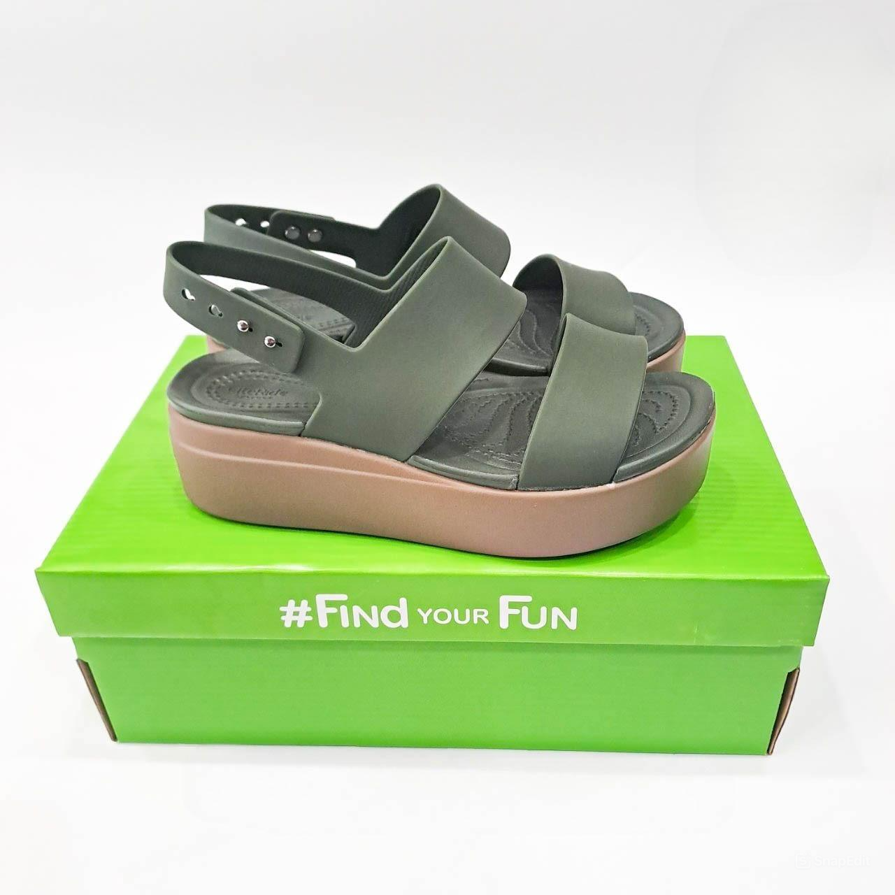  Sandal xuồng cross brooklyn đế 5 phân nữ xuất khẩu 