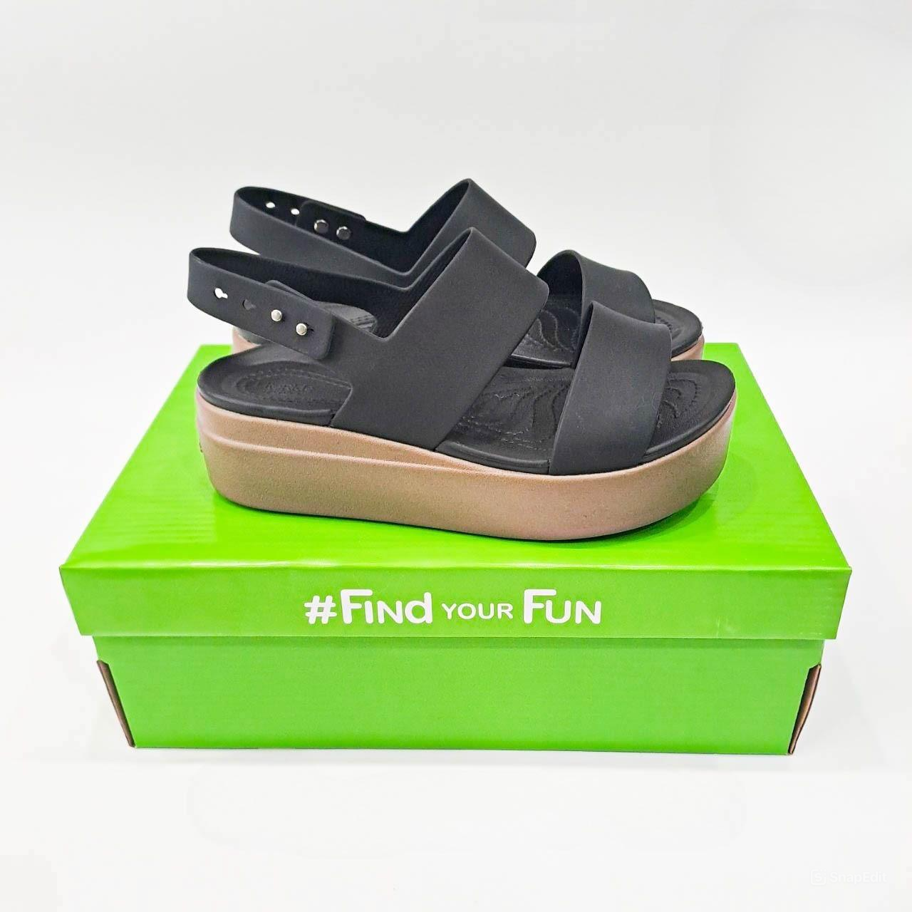  Sandal xuồng cross brooklyn đế 5 phân nữ xuất khẩu 
