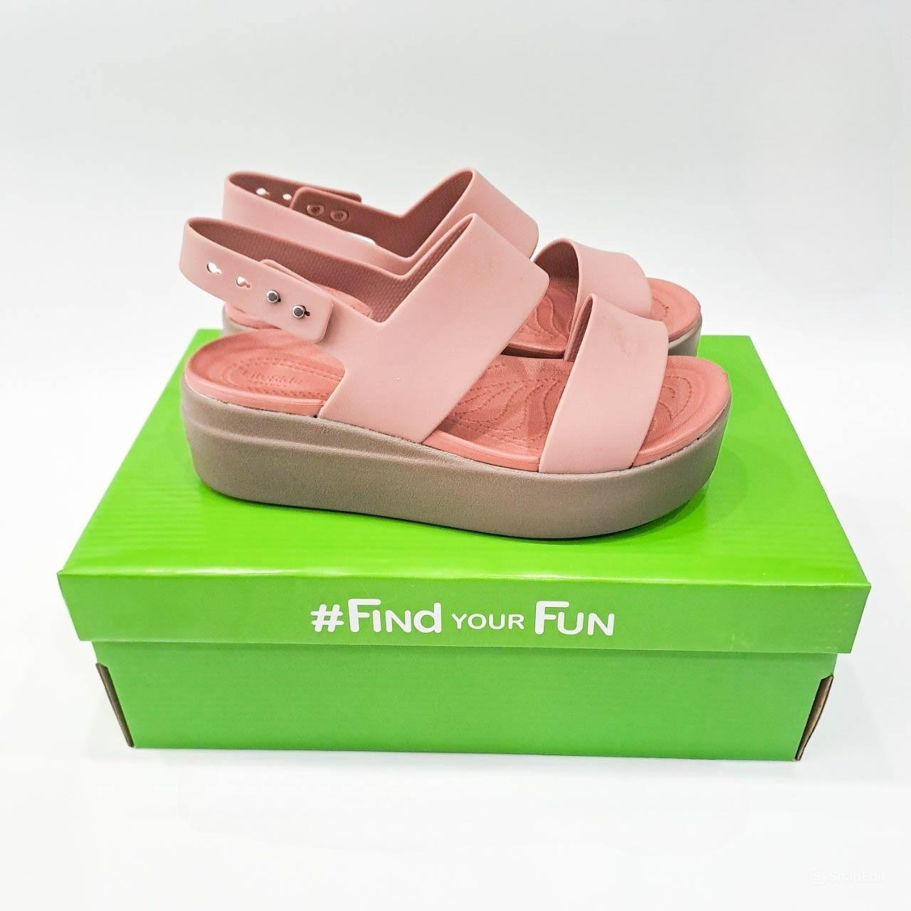  Sandal xuồng cross brooklyn đế 5 phân nữ xuất khẩu 