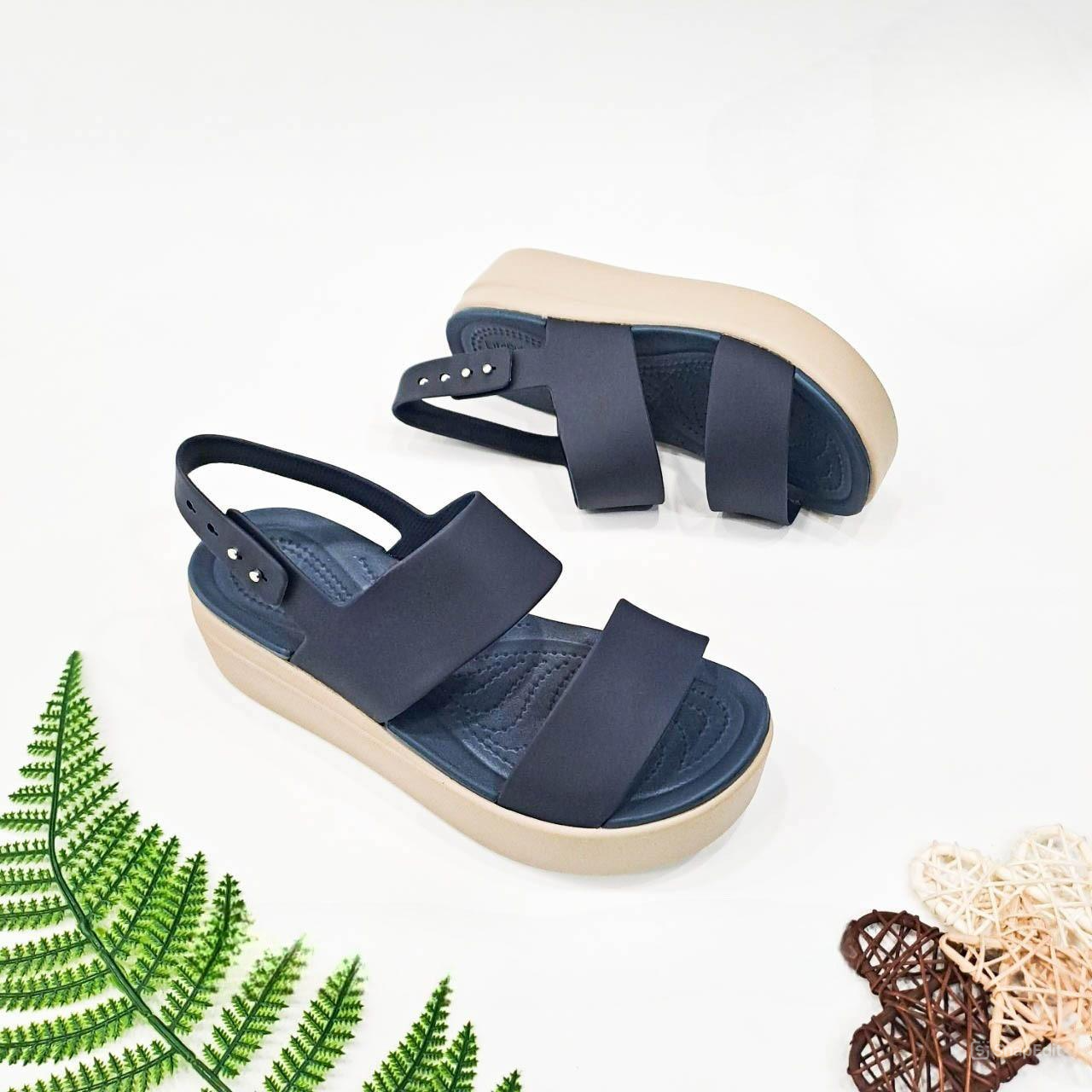  Sandal xuồng cross brooklyn đế 5 phân nữ xuất khẩu 
