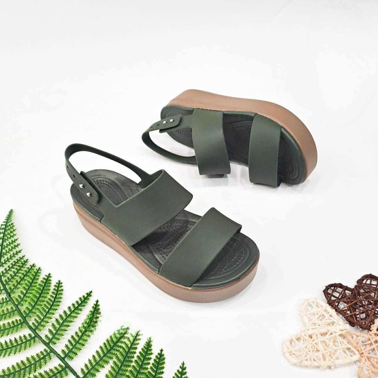  Sandal xuồng cross brooklyn đế 5 phân nữ xuất khẩu 