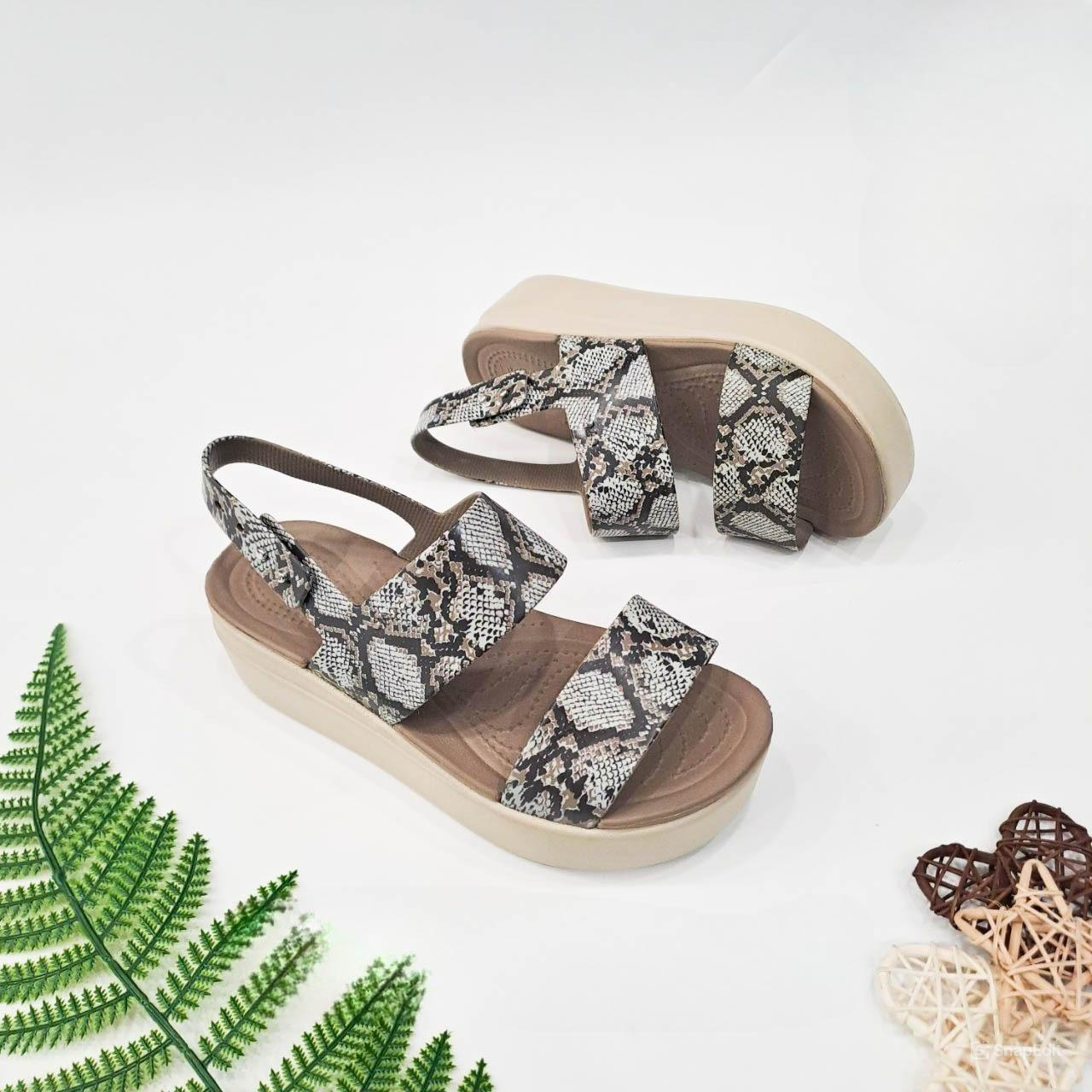  Sandal xuồng cross brooklyn đế 5 phân nữ xuất khẩu 