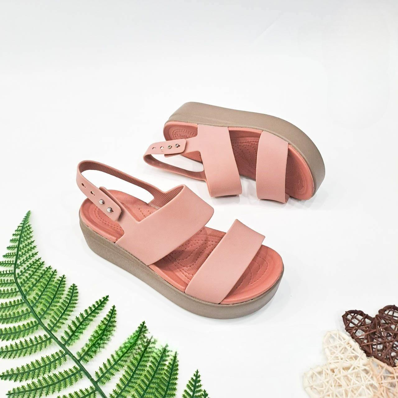  Sandal xuồng cross brooklyn đế 5 phân nữ xuất khẩu 