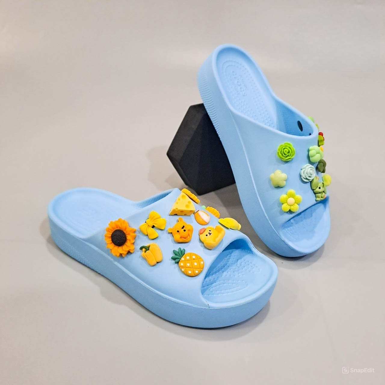  Dép quai ngang Dinas classic platform slide nữ chính hãng 