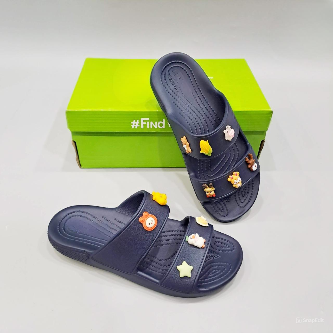  Dép Dinas hai quai ngang classic lỗ nam nữ xuất khẩu 