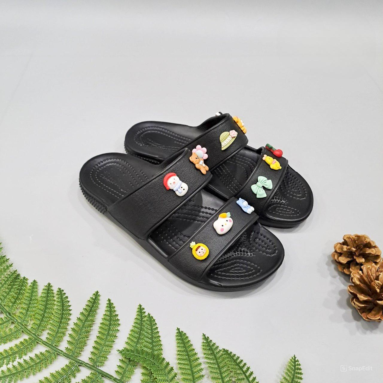  Dép Dinas hai quai ngang classic lỗ nam nữ xuất khẩu 