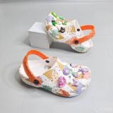  Dép sục cross classic Ice Cream graphic clog que kem trẻ em 