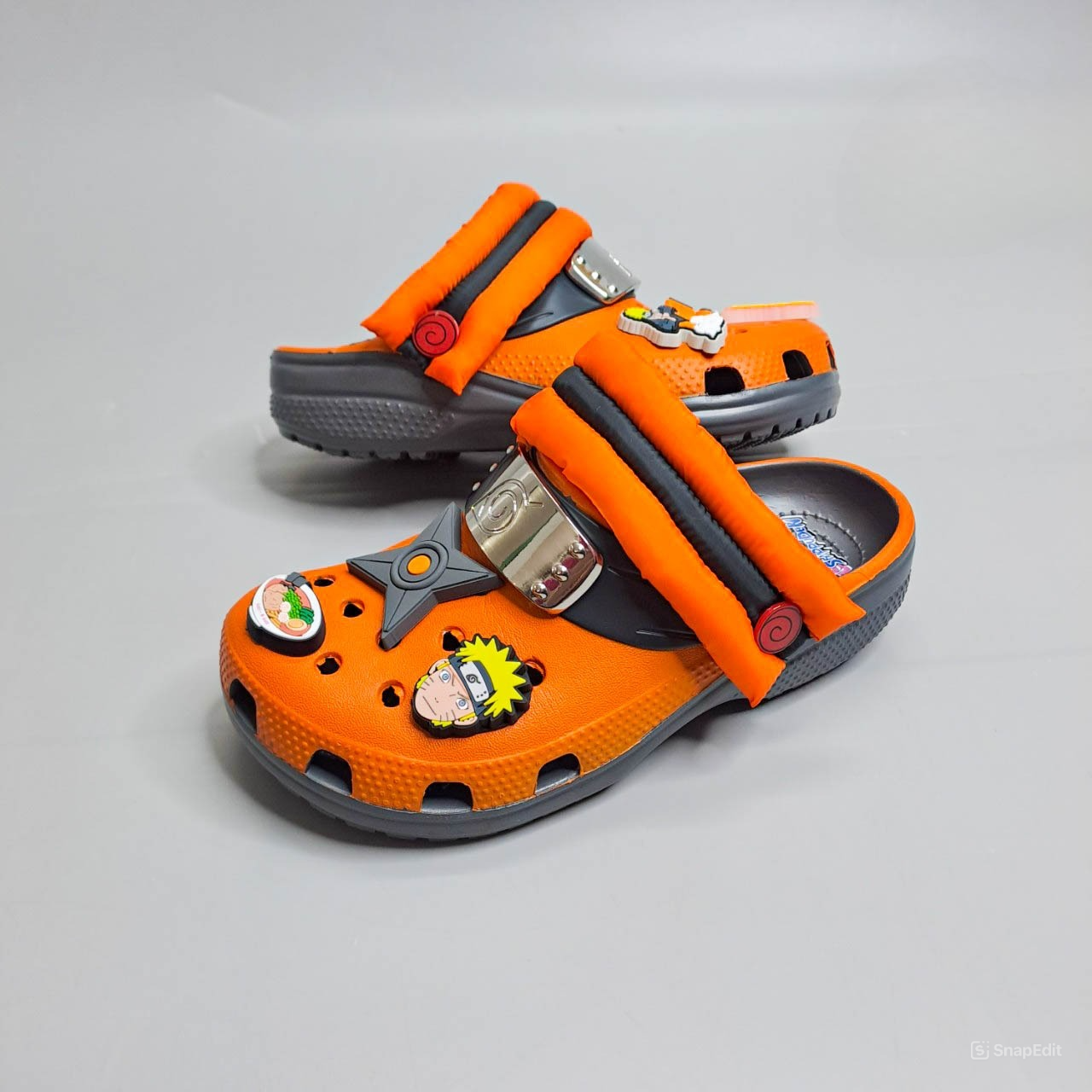  Dép Clog Trẻ Em Dinas Classic Naruto - Graphite 