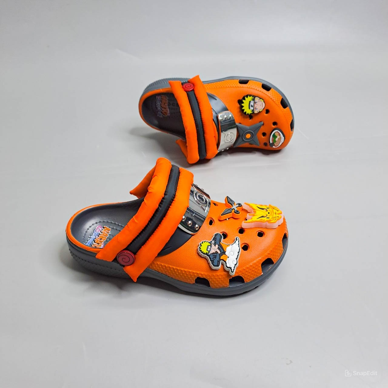  Dép Clog Trẻ Em Dinas Classic Naruto - Graphite 