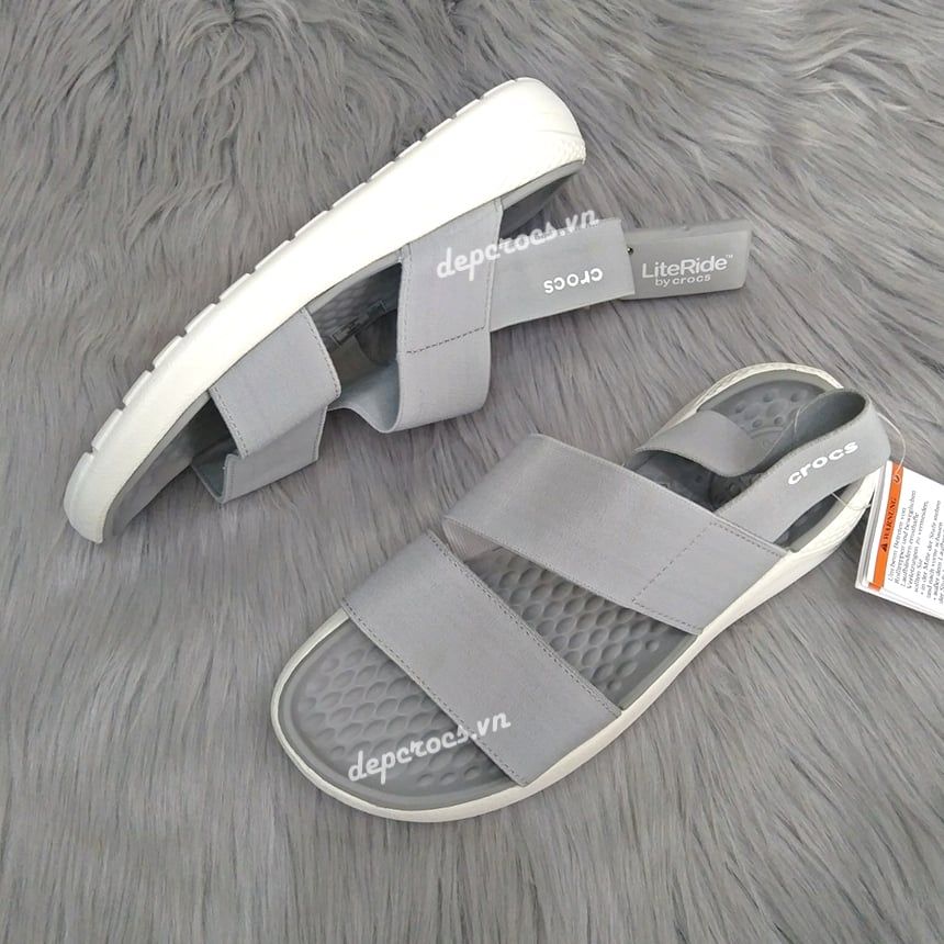  Sandal cross literide stretch quai chéo nữ chính hãng 