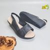 Sandal xuồng da cross slingback nữ chính hãng