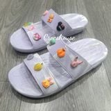  Dép cross hai quai ngang classic lỗ camo nam nữ chính hãng 