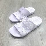  Dép cross hai quai ngang classic lỗ camo nam nữ chính hãng 