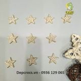  Jibbitz charms kim loại gắn dép cross 
