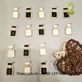  Jibbitz charms kim loại gắn dép cross 
