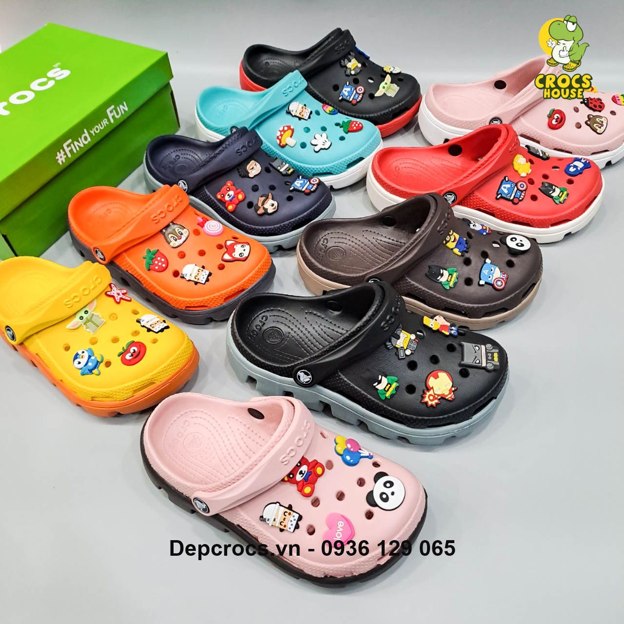 Dép sục cross duet sport nam nữ – Nhà Cá Sấu