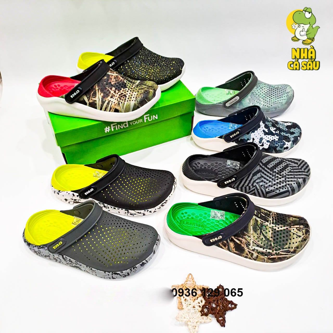  Dép sục Dinas literide camo nam nữ xuất khẩu 