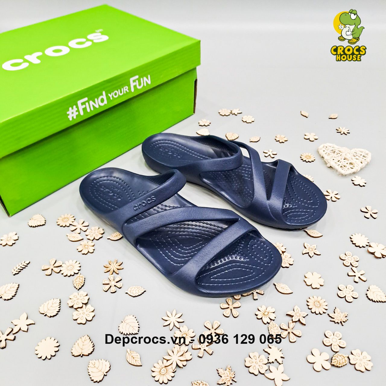  Dép quai ngang cross kadee ii đúc nữ chính hãng 