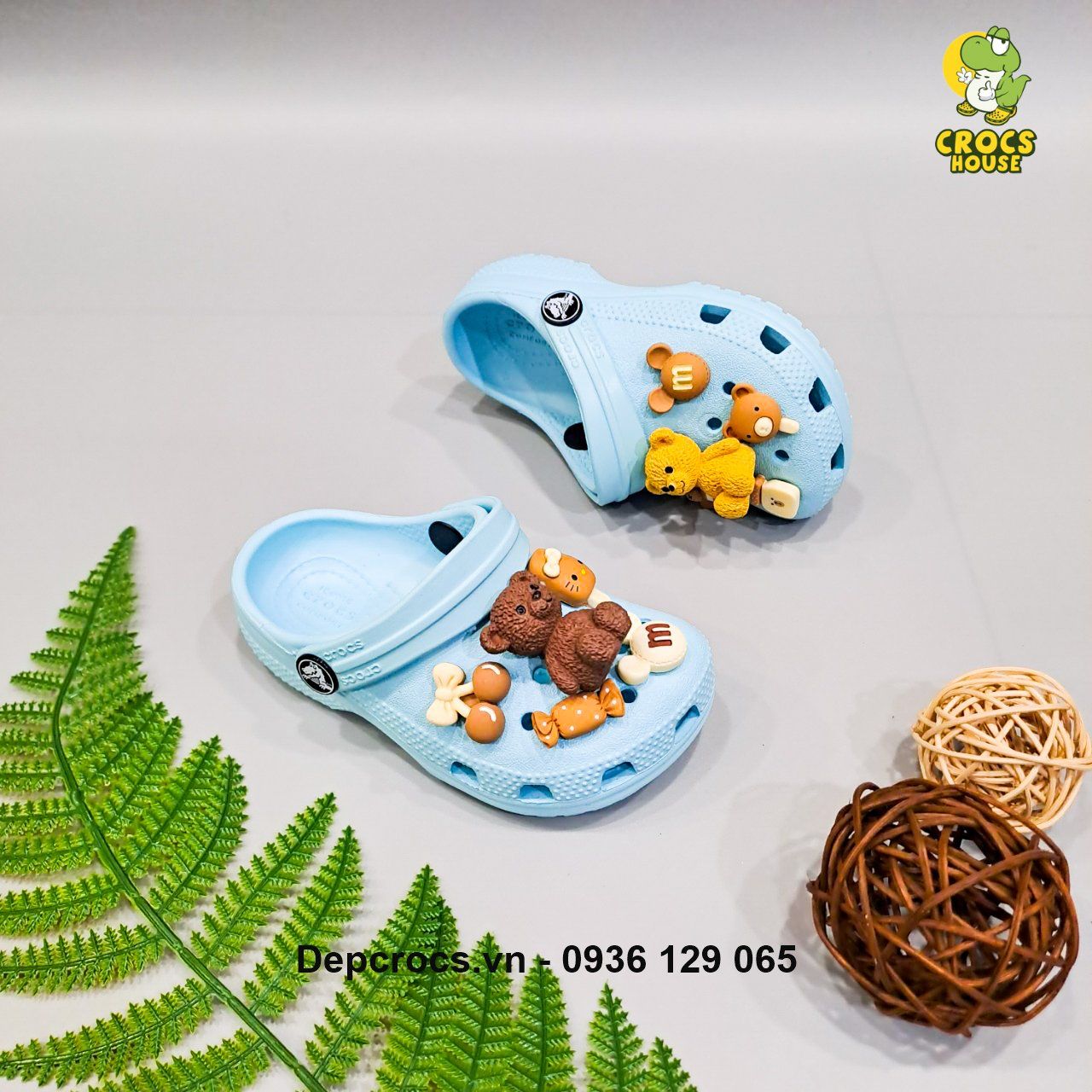  Dép sục Dinas classic trẻ em chính hãng quai phối màu 
