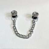 Jibbitz charms kim loại gắn dép cross 