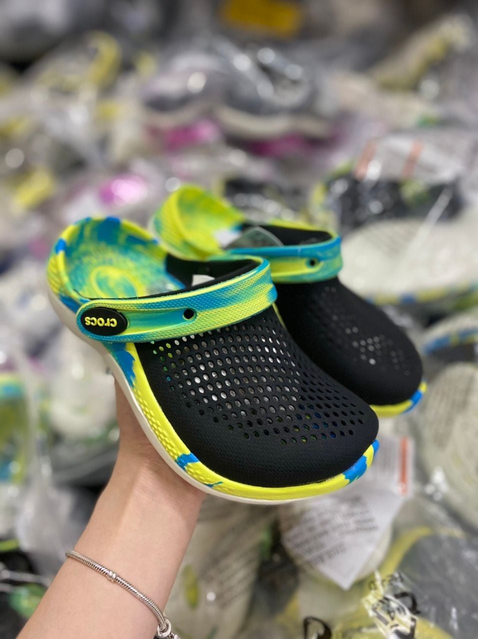  Dép sục Dinas literide 360 camo trẻ em 