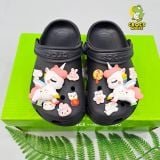  Set Jibbitz charms phối gắn trang trí dép cross 
