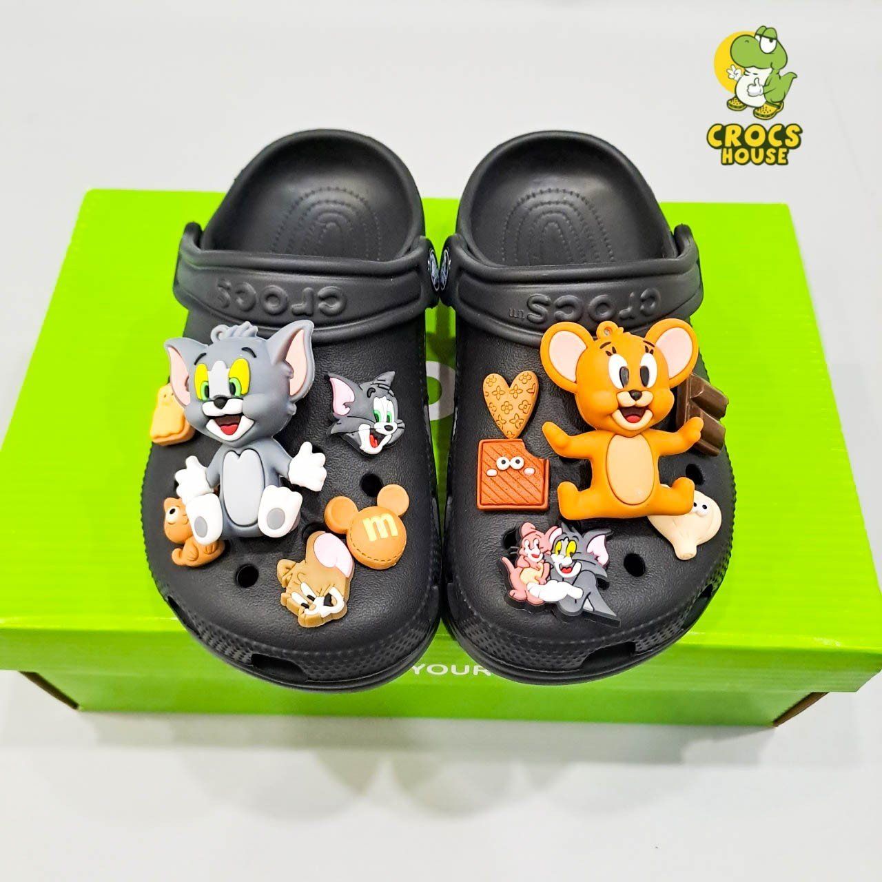  Set Jibbitz charms phối gắn trang trí dép cross 