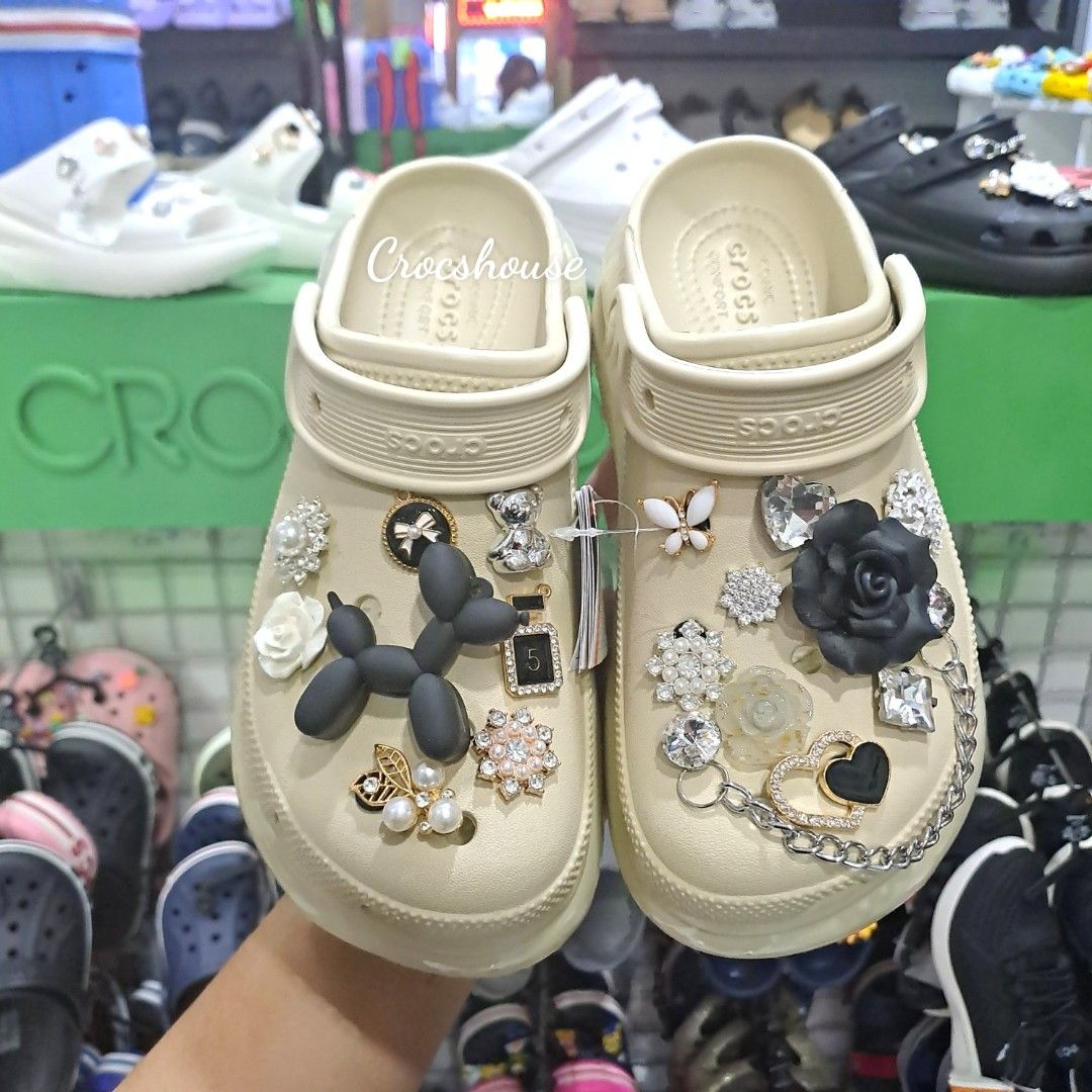  Set Jibbitz charms phối gắn trang trí dép cross 