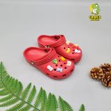  Dép sục cross classic trẻ em màu đỏ, cam, tím chính hãng 