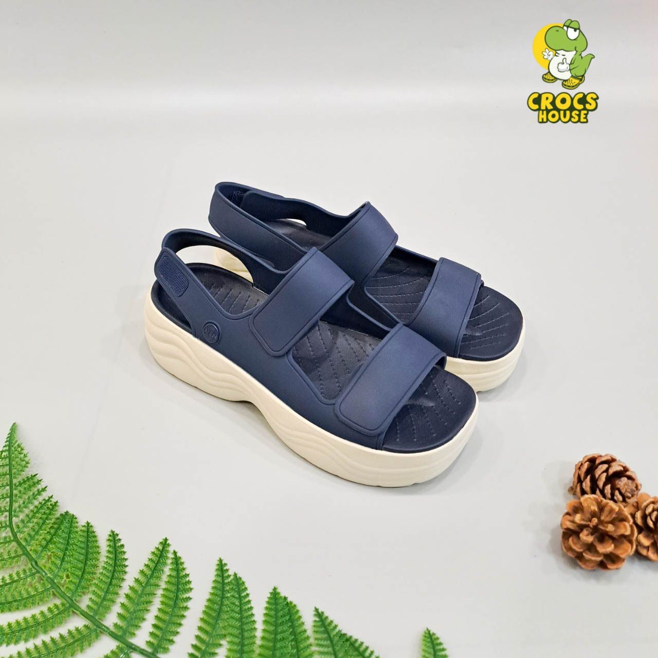  Sandal cross skyline nữ đế bánh mỳ 