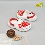  Dép sục cross classic trẻ em màu trắng quai phối màu chính hãng 