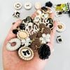 Jibbitz charms kim loại gắn dép cross