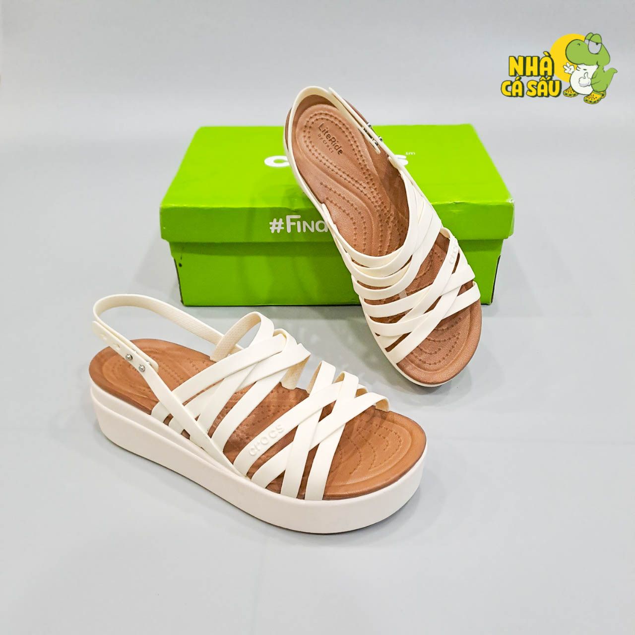  Sandal xuồng brooklyn strappy nữ 