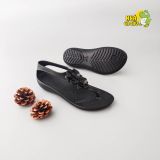  Sandal cross sexy đen hoa nhựa nữ chính hãng 
