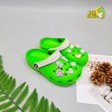 Dép sục cross classic trẻ em màu xanh, vàng chính hãng 