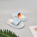  Dép quai ngang adidas alphabounce platform 3 sọc đế 2 lớp cao 5 phân nam nữ 