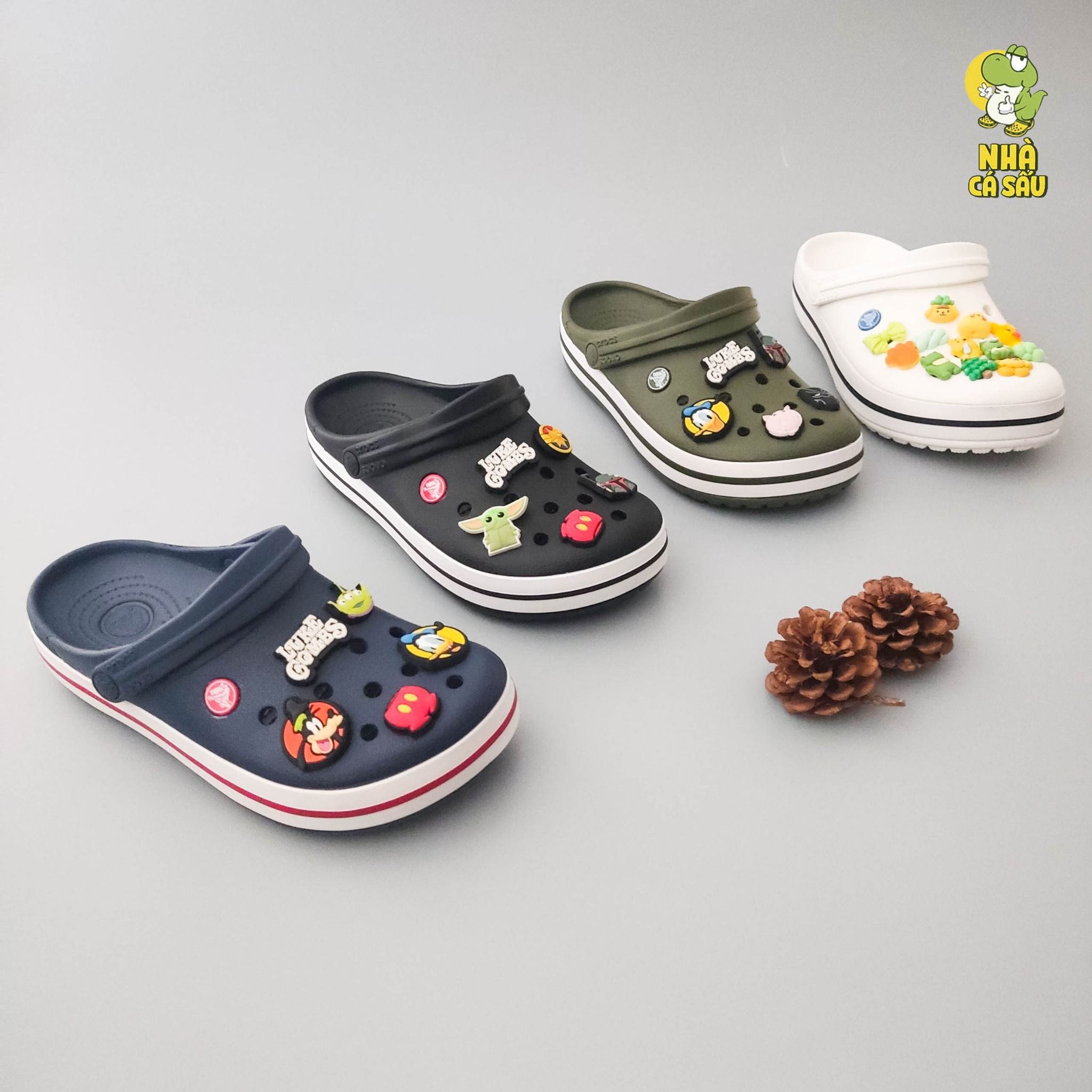  Dép sục Dinas band crocband nam nữ chính hãng 