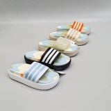  Dép quai ngang adidas alphabounce platform 3 sọc đế 2 lớp cao 5 phân nam nữ 